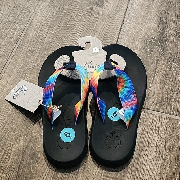 Chaco Chillos Flip Flops‎ Tie Dye - Picture 1 of 2